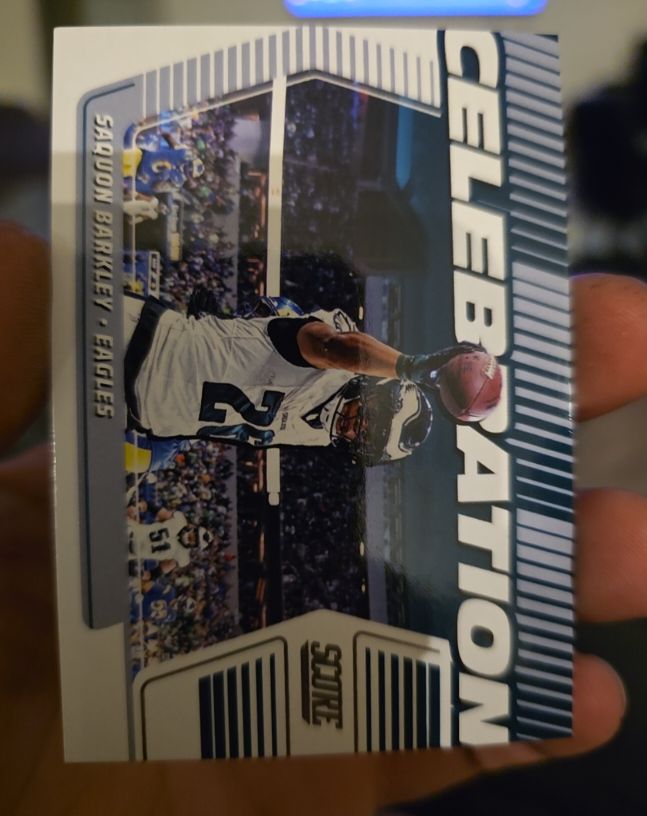 2025 Panini Score Celebration #C-SBA Saquon Barkley — front