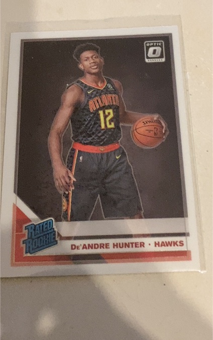 2019-20 Panini Donruss Optic #198 De'Andre Hunter — front