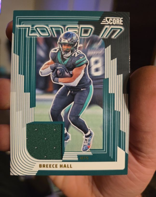 2025 Panini Score #ZON-BHL Breece Hall — front