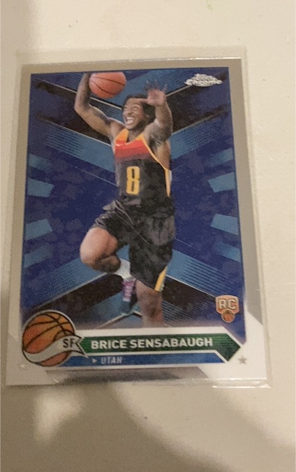 2023-24 Topps Chrome #73 Brice Sensabaugh Rookie Card — front