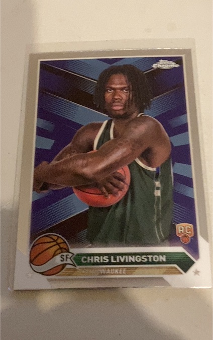 2023-24 Topps Chrome #46 Chris Livingston — front