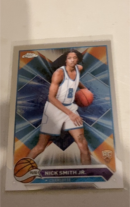2023-24 Topps Chrome #86 Nick Smith Jr. — front