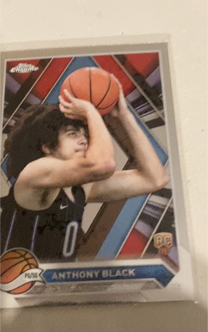2023 Topps Chrome Basketball #PG/56 Anthony Black — front
