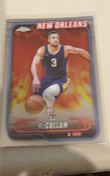 2024-25 Topps Chrome #157 CJ McCollum — front