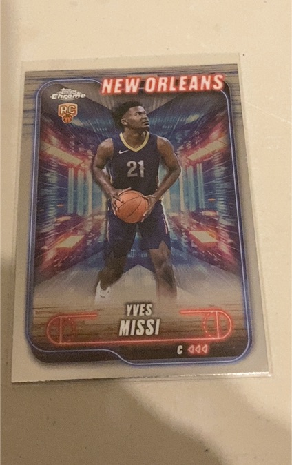 2024-25 Topps Chrome #156 Yves Missi — front