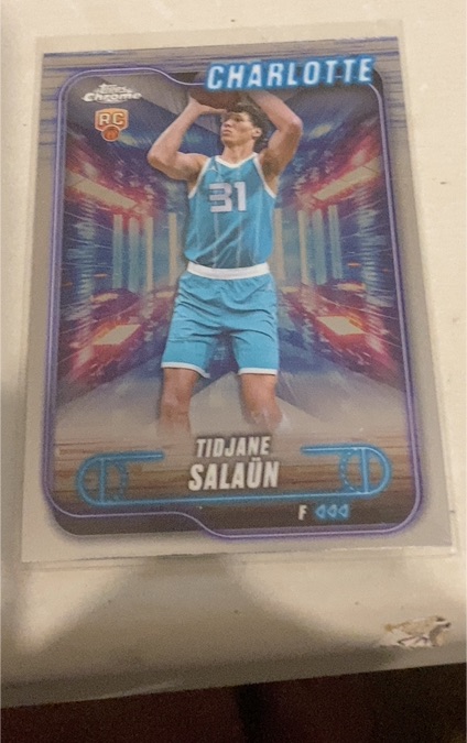 2024-25 Topps Chrome #148 Tidjane Salaün — front
