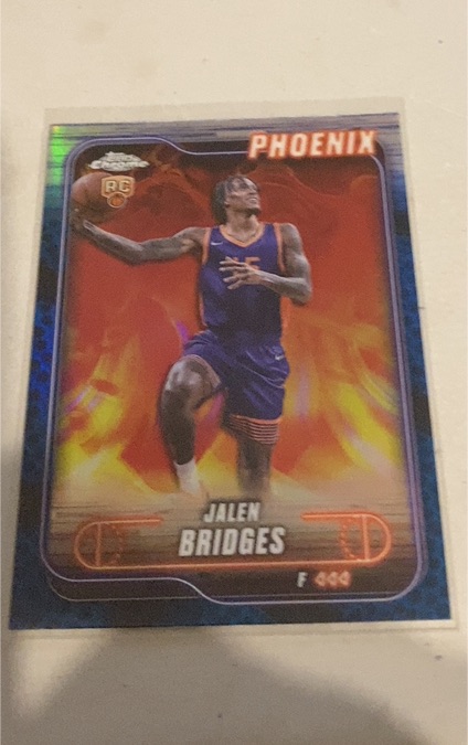 2024-25 Topps Chrome #146 Jalen Bridges — front