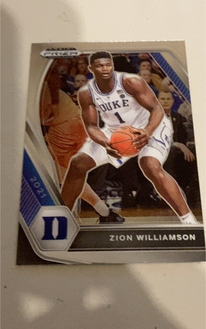 2021 Panini Prizm Draft Picks #63 Zion Williamson — front