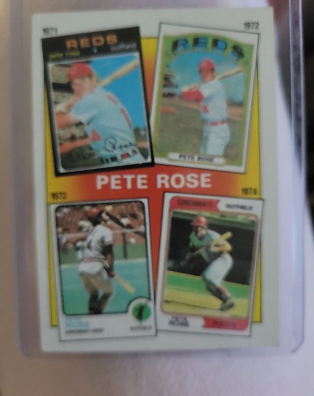 1986 Topps The Pete Rose Years #4 Pete Rose — front