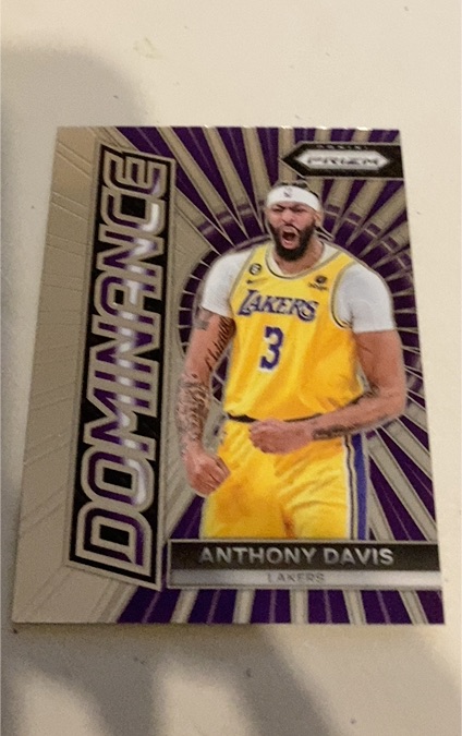 2023-24 Panini Prizm #25 Anthony Davis Dominance — front