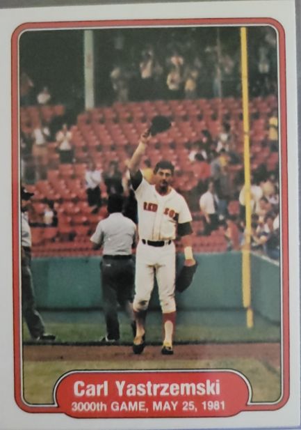 1982 Fleer #633 Carl Yastrzemski — front