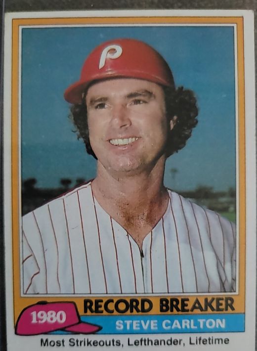 1981 Topps #202 Steve Carlton — front