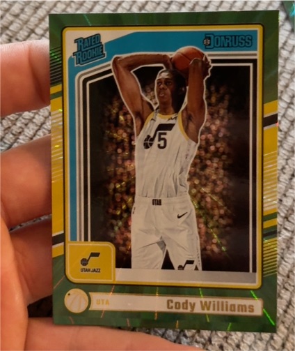 2024-25 Panini Donruss #230 Cody Williams — front