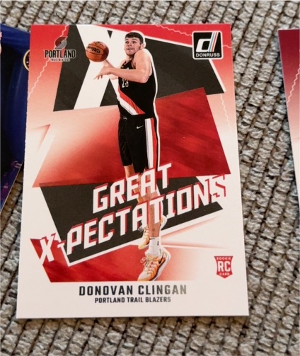 2024-25 Donruss #21 Donovan Clingan Great X-Pectations — front