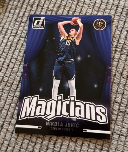 2024-25 Panini Donruss #10 Nikola Jokić Magicians — front