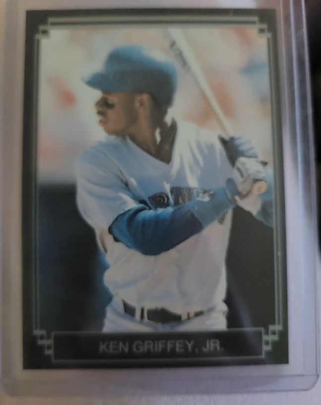 1989 Ken Griffey Jr. Black Silver Border Rookie Card — front
