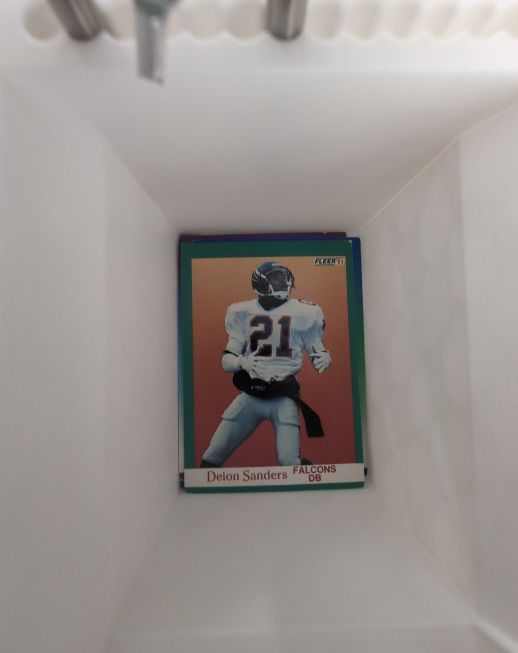 1991 Fleer #210 Deion Sanders — front