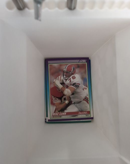 1990 Score #76 Mike Gann — front