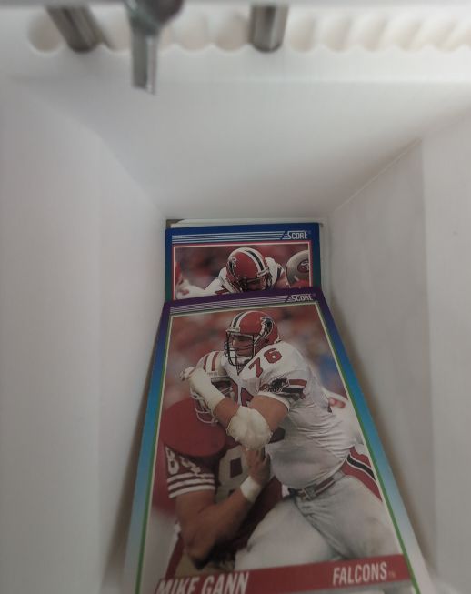 1990 Score #76 Mike Gann — front