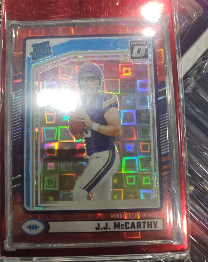 2024 Panini Donruss Optic #? J.J. McCarthy — front