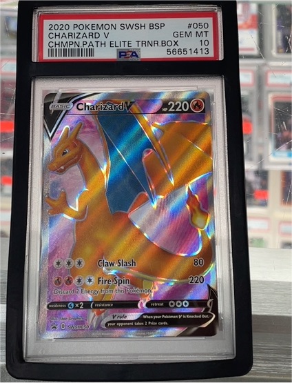 2020 Pokémon SWSH BSP #050 Charizard V — front