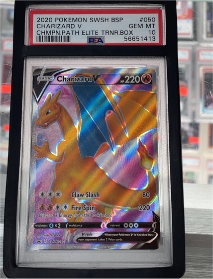2020 Pokémon Champions Path #050 Charizard V — front