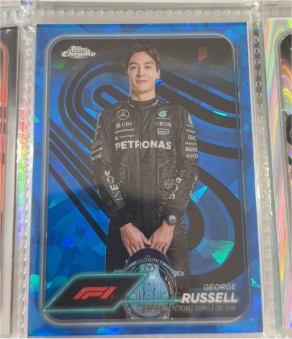 2024 Topps Chrome Formula 1 #5 George Russell — front