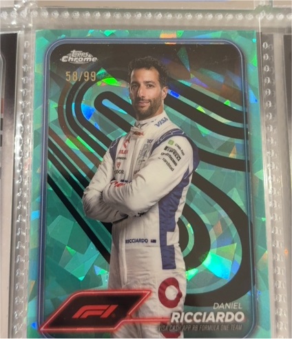 2024 Topps Chrome Formula 1 #18 Daniel Ricciardo — front