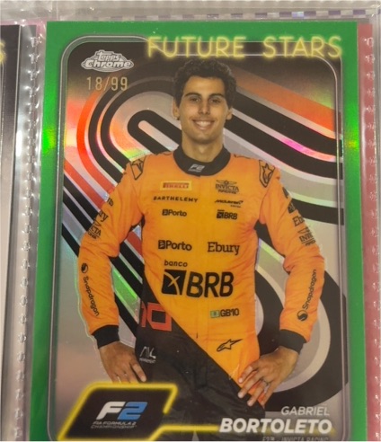 2024 Topps Chrome Formula 1 #28 Gabriel Bortoleto Future Stars — front