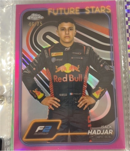 2024 Topps Chrome Formula 1 #41 Isack Hadjar Future Stars — front