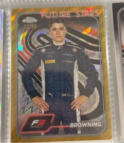 2024 Topps Chrome Formula 1 #55 Luke Browning F3 - Hitech Pulse-Eight — front