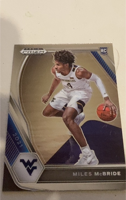 2021-22 Panini Prizm Draft Picks #32 Miles McBride — front