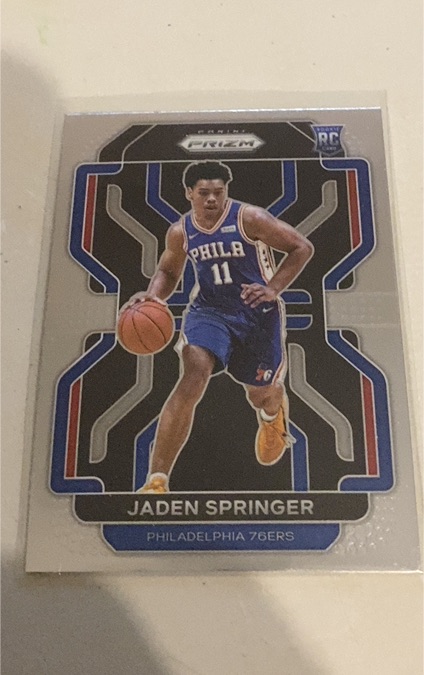 2021-22 Panini Prizm #317 Jaden Springer — front
