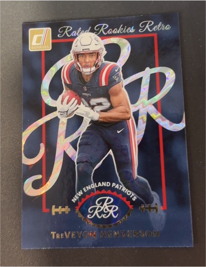 2025 Donruss #20 Rated Rookie Retro TreVeyon Henderson — front