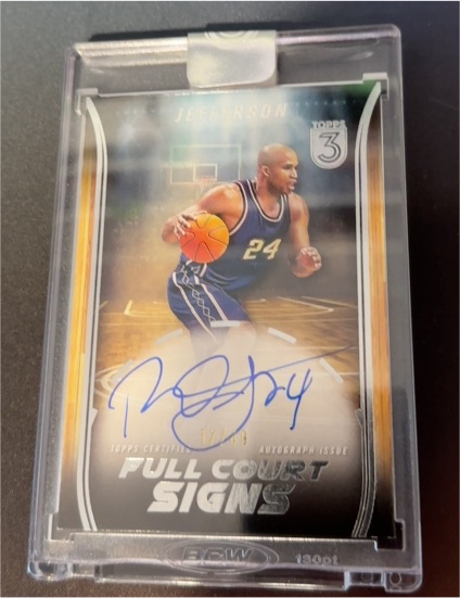 2024 Topps 3 Full Court Signs #FCS-RJ Richard Jefferson — front