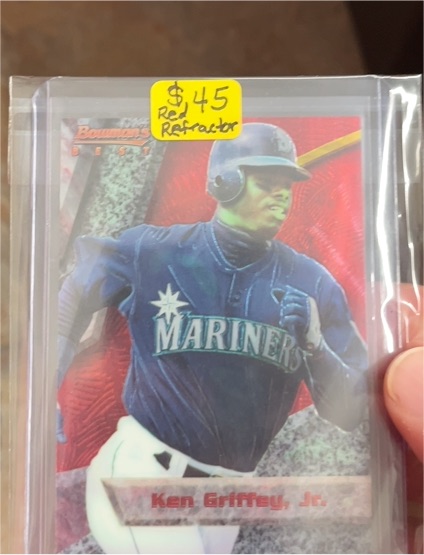1994 Bowman's Best #40 Ken Griffey Jr. Red Refractor — front
