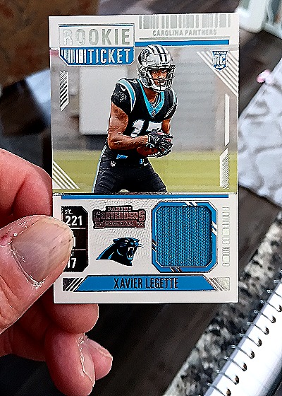 2024 Panini Contenders Rookie Ticket #RTS-XLE Xavier Legette — front
