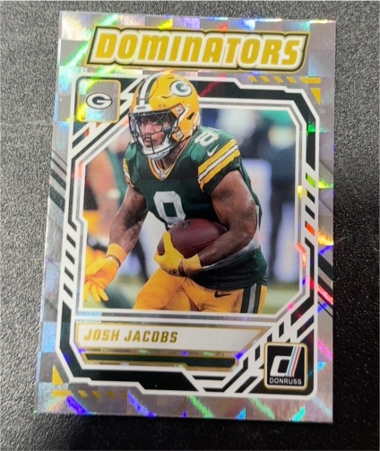 2025 Donruss Dominators #D-JJ Josh Jacobs — front