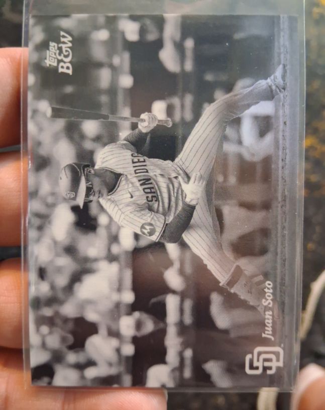 2023 Topps Black & White #54 Juan Soto — front
