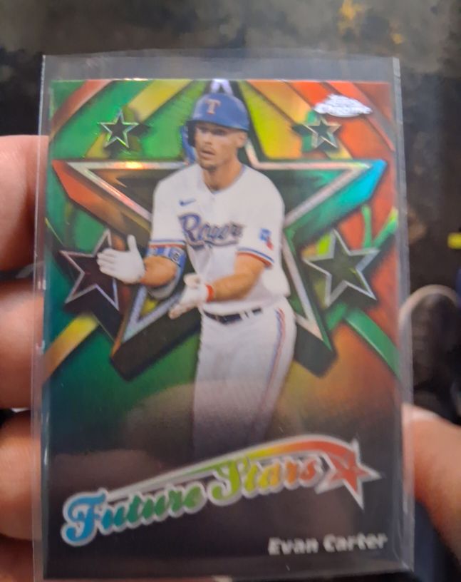 2025 Topps Chrome Future Stars #FS-12 Evan Carter — front