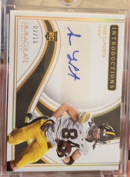 2023 Panini Immaculate Collegiate Introductions #II-CK Calijah Kancey — front