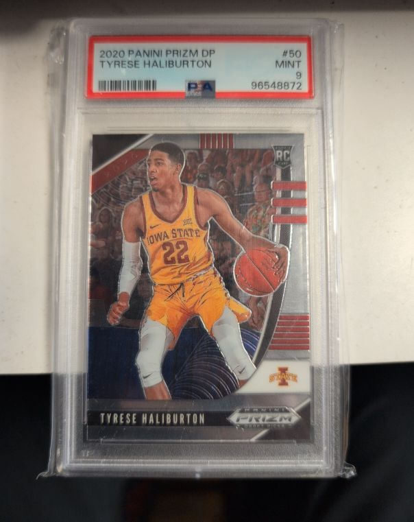 2020 Panini Prizm Draft Picks #50 Tyrese Haliburton — front