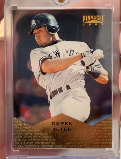 1997 Pinnacle #139 Derek Jeter — front