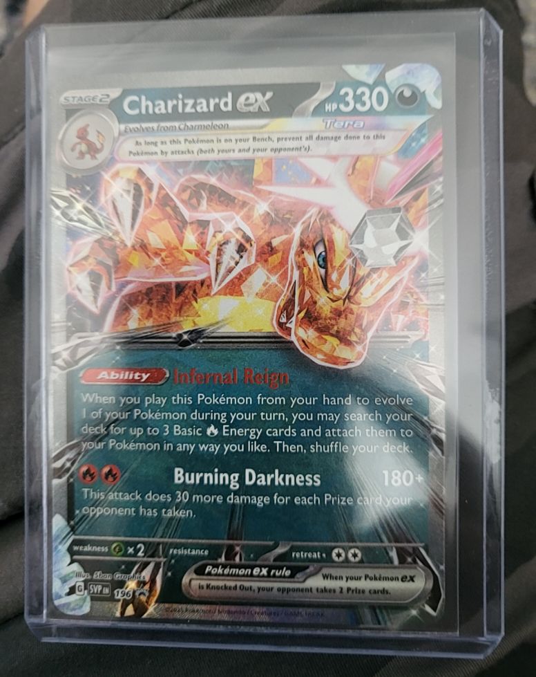 2025 Pokemon SVP #196 Charizard ex — front