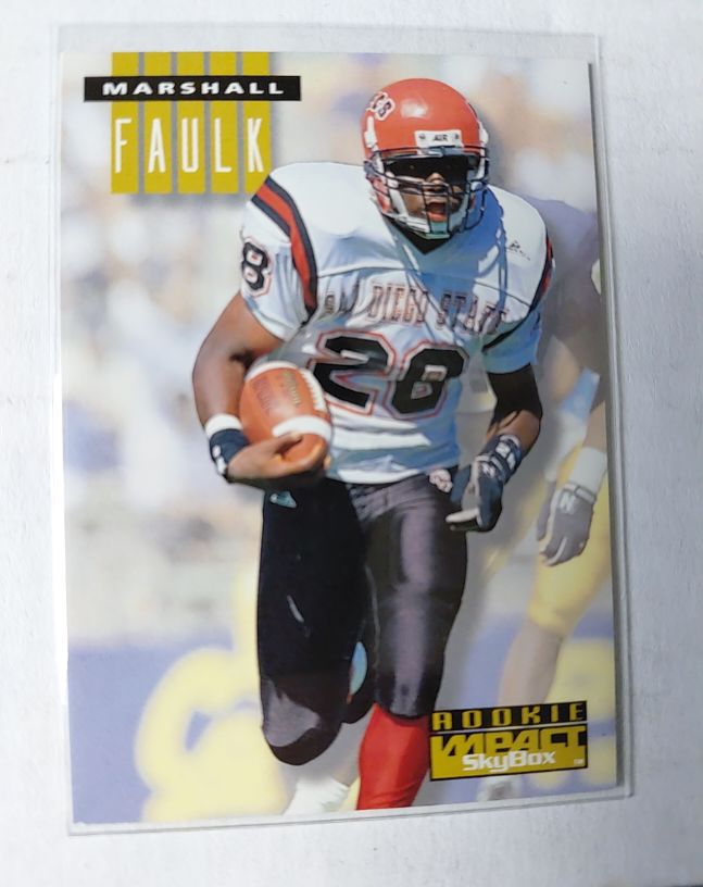 1994 SkyBox Impact #274 Marshall Faulk Rookie Card — front