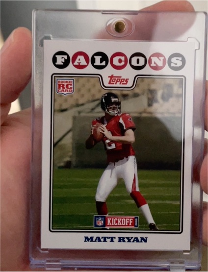 2008 Topps Kickoff #166 Matt Ryan Rookie Card — front