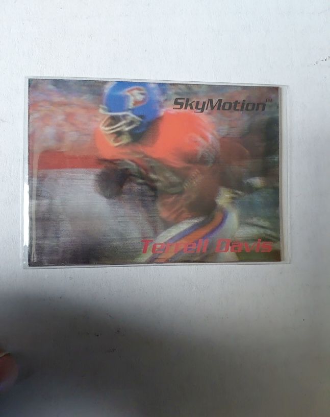 1996 SkyBox SkyMotion #SM12 Terrell Davis — front