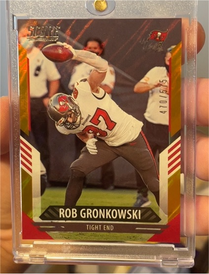 2021 Panini Score #16 Rob Gronkowski — front