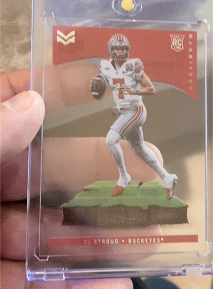 2023 Panini Chronicles Draft Picks Magnitude #2 C.J. Stroud Rookie Card — front
