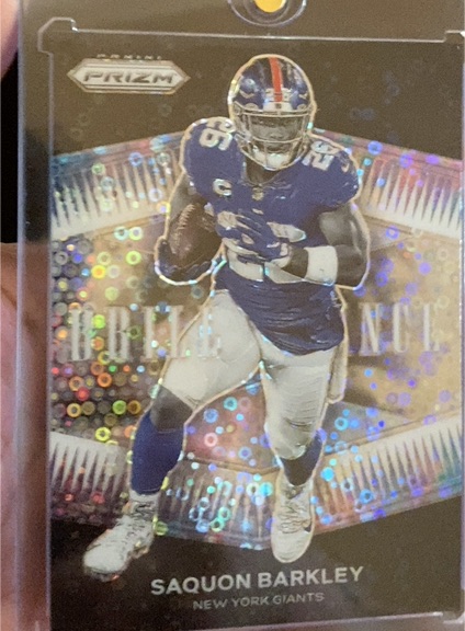 2021 Panini Prizm #B-11 Saquon Barkley Brilliance — front